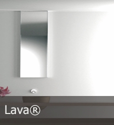 De badkamerspiegel als verwarming - Lava infrarood verwarming